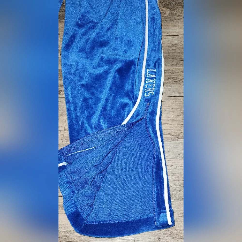 Vintage Hardwood Classics Los Angeles Lakers basketball baggy Sweatpants Large‎